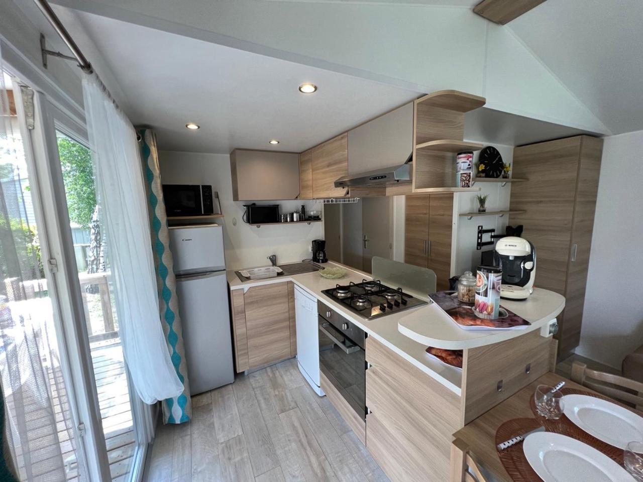 Mobil-Home 4 Etoiles Avec Piscine Proche De Blois อังแซ็ง ภายนอก รูปภาพ