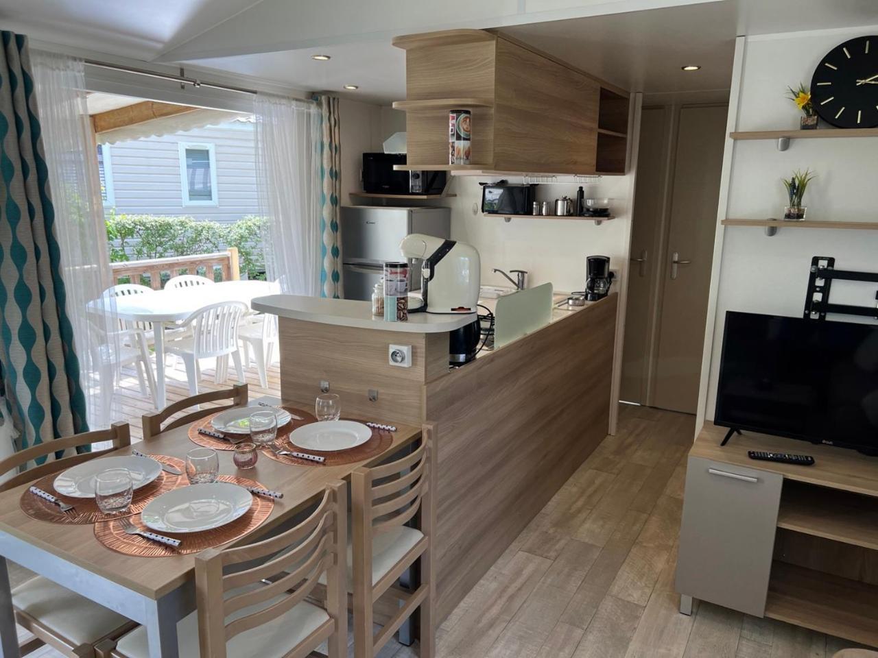 Mobil-Home 4 Etoiles Avec Piscine Proche De Blois อังแซ็ง ภายนอก รูปภาพ